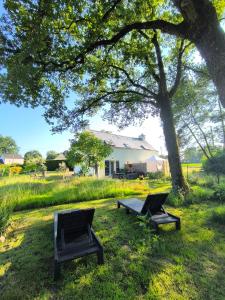 Vonkajšia záhrada v ubytovaní Le Tigîte B&B, Suite autonome avec entrée indépendante, petit-déj et linge fourni, pour 1 à 4p -Queen size et canapé lit double-