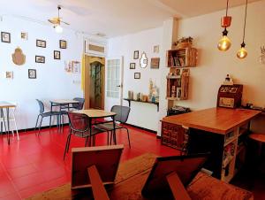 Posezení v ubytování B&B Una Habitación Propia