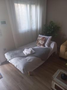 Ένα ή περισσότερα κρεβάτια σε δωμάτιο στο Vaios House