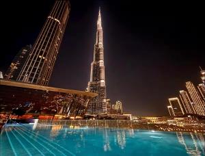 Gallery image of Luxury 2BR with Full Burj Views 2min Walk to Dubai Mall in Dubai