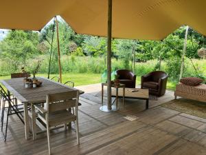 Zahrada ubytování Natuurglamping 't Wijland
