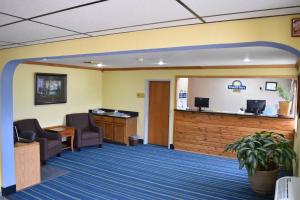 a lobby of a hospital with a waiting room at Days Inn by Wyndham Grand Island in Grand Island