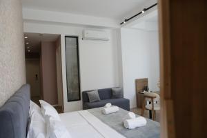 Postel nebo postele na pokoji v ubytování Hotel La Rosa