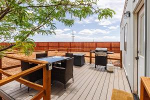 Balkón nebo terasa v ubytování Convient tiny home private deck