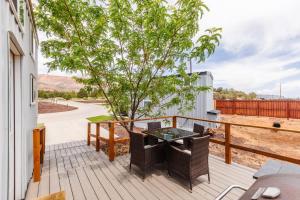 Balkón nebo terasa v ubytování Convient tiny home private deck