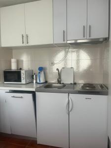 Kuchyň nebo kuchyňský kout v ubytování Villa Adria
