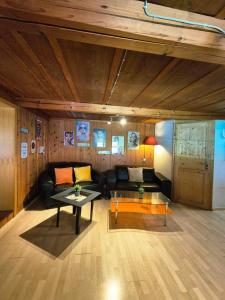 Posezení v ubytování Chaja - Apartment for workers