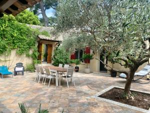 Κήπος έξω από το Le patio de Montaury