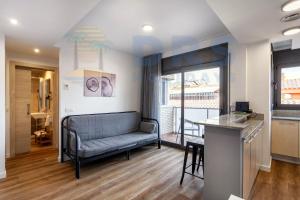 Η κουζίνα ή μικρή κουζίνα στο MAR DE VENT -Apartments