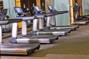 Fitness centrum a/nebo fitness zařízení v ubytování Nanyuan Universe Deluxe Hotel