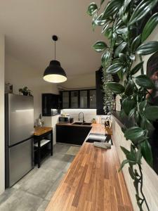 A kitchen or kitchenette at 1 BedRoom Apt - Live Like A Local In Kolonaki