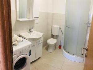 Koupelna v ubytování Apartments Šuker + 37 fotografií