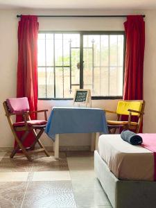 Istumisnurk majutusasutuses Lodging Gosen