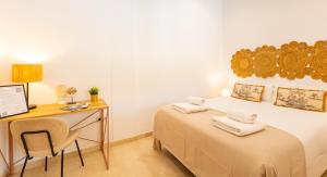 Katil atau katil-katil dalam bilik di ISG Apartments Estudio en La Alameda 2