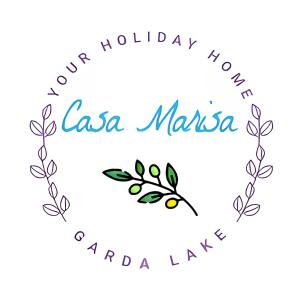 a vector illustration of a circle frame with the words momiji mamaica at Casa Marisa sul Garda in Toscolano Maderno