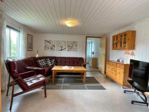 TV a/nebo společenská místnost v ubytování 5 person holiday home in Mörbylånga