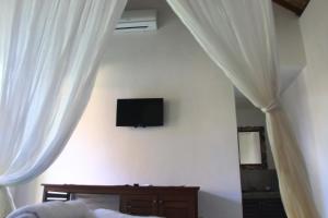 TV a/nebo společenská místnost v ubytování Chez Ida