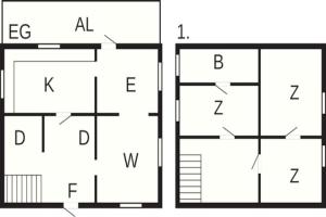 Půdorys ubytování Holiday home Edsbruk II