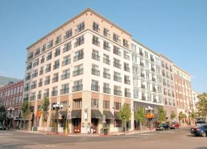 Bygningen som feriehuset ligger i