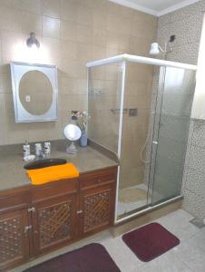 Koupelna v ubytování Apartamento no Centro Histórico