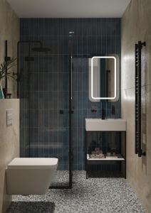 Koupelna v ubytování Vila Gaja