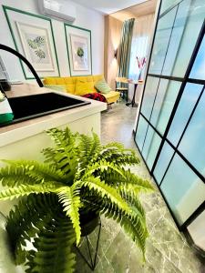 Posezení v ubytování Elegante Apartamento TRES COLORES