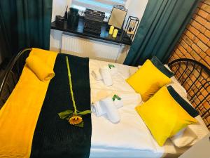Posezení v ubytování Apartament W Starym Obiektywie