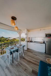 Køkken eller tekøkken på Fleur de Tiaré