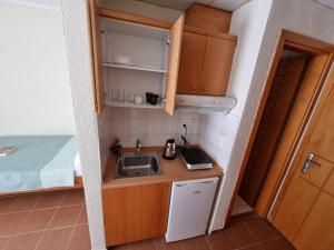 Kuchyň nebo kuchyňský kout v ubytování Astro Studio Apartments