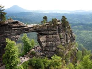 Naturlandschaft in der Nähe des Ferienhauses