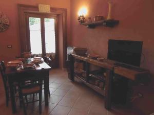 A television and/or entertainment centre at La Casetta