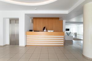 Vstupní hala nebo recepce v ubytování The George Hotel Mykonos + 37 fotografií