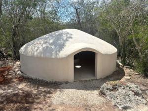 Canicab的住宿－Xbalche eco hotel & RV park，相簿中的一張相片