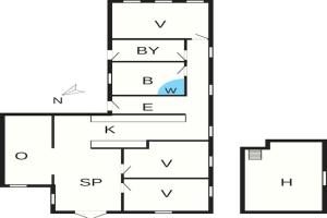 a schematic diagram of afluorescenceorescence detector in a tumor at 9 person holiday home in Jægerspris-By Traum in Jægerspris