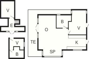 Půdorys ubytování 6 person holiday home in Brenderup Fyn-By Traum