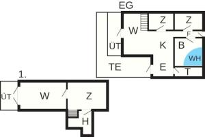 Půdorys ubytování Holiday home Skjern XVIII
