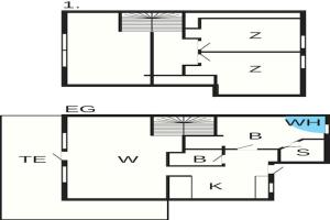 Půdorys ubytování 5 person holiday home in Ringkøbing-By Traum