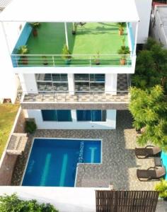 Bassein majutusasutuses Cabaña Pandu või selle lähedal