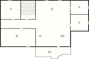 Půdorys ubytování Holiday home Thisted LVIII