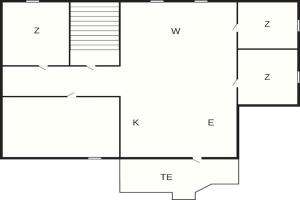 Půdorys ubytování Holiday home Thisted LVIII