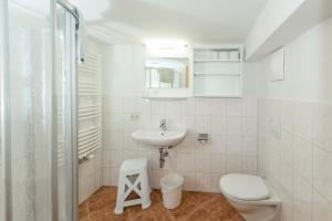 Koupelna v ubytování Kolping-Ferienhaus