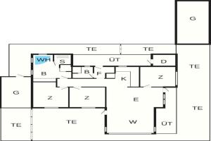 Půdorys ubytování Three-Bedroom Holiday home in Brovst 31