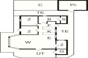 Půdorys ubytování 7 person holiday home in Hjørring-By Traum