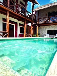 Bazén v ubytování Holbox Isla Bonita nebo v jeho okolí