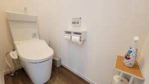 a small bathroom with a toilet in a room at Klasse Villa Miyako in Miyako-jima +40 photos