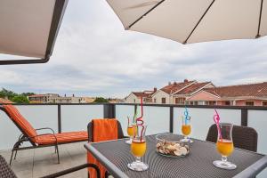 Balkón nebo terasa v ubytování Apartments Tre Perle