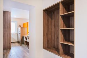 Kuchyň nebo kuchyňský kout v ubytování Apartments Tre Perle