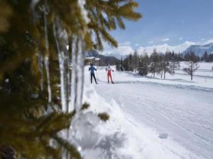 Chalet in Wiler near Ski Lift & Views, cleaning included v zimě