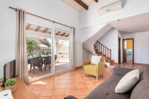 A seating area at Villa Fuegosol