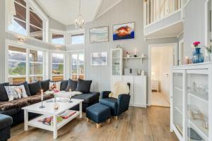 Posezení v ubytování High-Standard Cabin In Beautiful Rauland